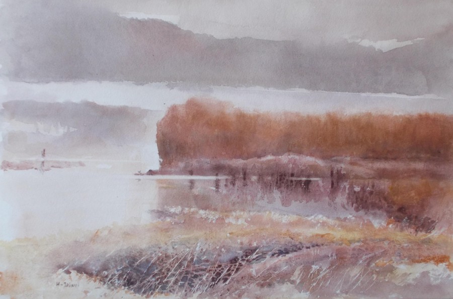 Jajouei,Hossein,Out of the way,15 x 22 in inchesmWatercolor,Paper,$750